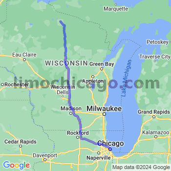 Limousine service to Chicago Loop
