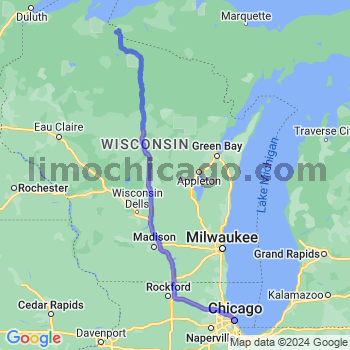 Limousine service to Chicago Loop