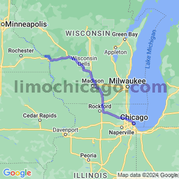Limousine service to Chicago Loop