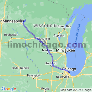 Limousine service to Chicago Loop