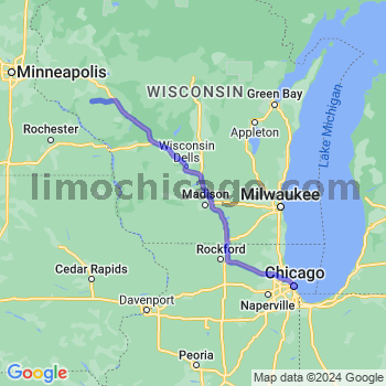 Limousine service to Chicago Loop