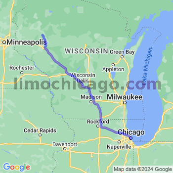 Limousine service to Chicago Loop
