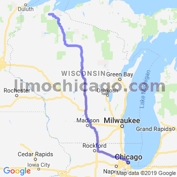 Limousine service to Chicago Loop