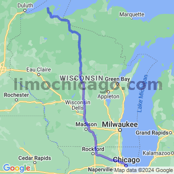 Limousine service to Chicago Loop