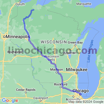 Limousine service to Chicago Loop