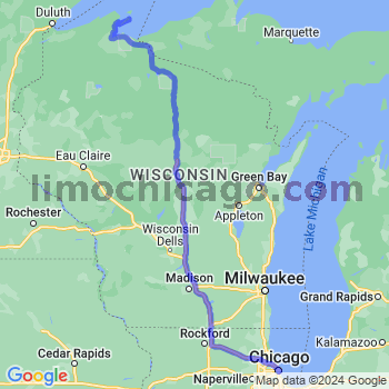 Limousine service to Chicago Loop