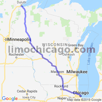 Limousine service to Chicago Loop