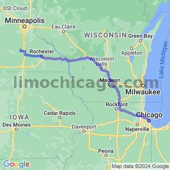Limousine service to Chicago Loop
