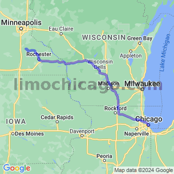 Limousine service to Chicago Loop