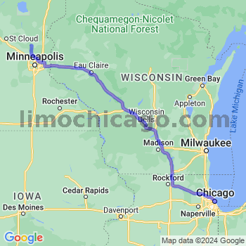Limousine service to Chicago Loop