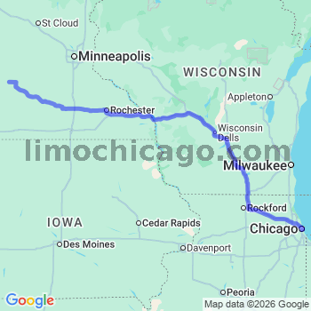 Limousine service to Chicago Loop