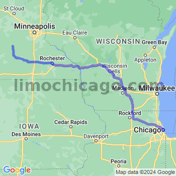 Limousine service to Chicago Loop