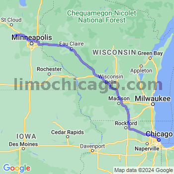 Limousine service to Chicago Loop