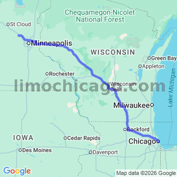 Limousine service to Chicago Loop