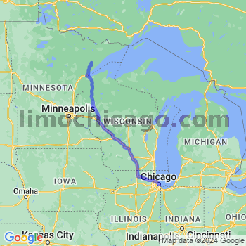 Limousine service to Chicago Loop