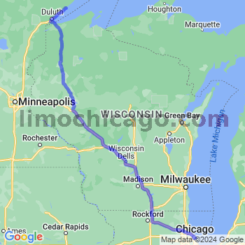 Limousine service to Chicago Loop