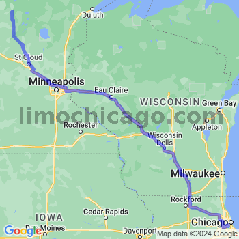 Limousine service to Midway airport (MDW)