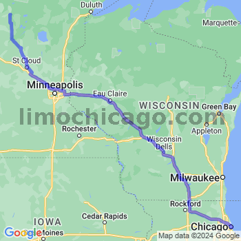 Limousine service to Chicago Loop