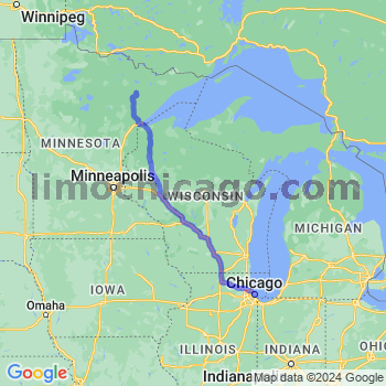 Limousine service to Chicago Loop