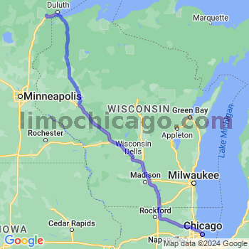 Limousine service to Chicago Loop