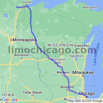 Limousine service to Chicago Loop