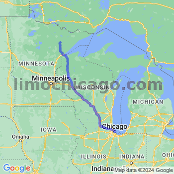 Limousine service to Chicago Loop