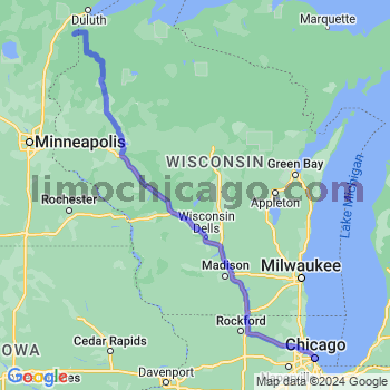 Limousine service to Chicago Loop
