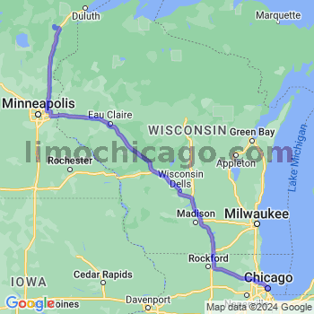 Limousine service to Chicago Loop