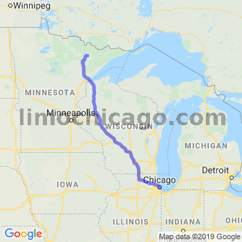 Limousine service to Chicago Loop