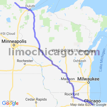Limousine service to Chicago Loop