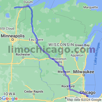 Limousine service to Chicago Loop