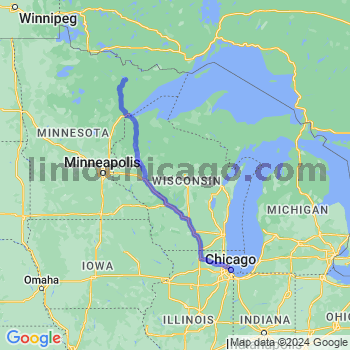 Limousine service to Chicago Loop