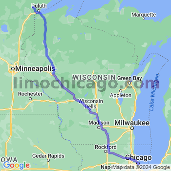 Limousine service to Chicago Loop