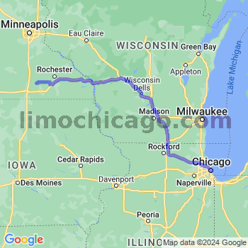 Limousine service to Chicago Loop