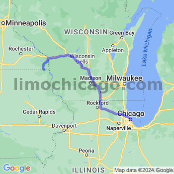 Limousine service to Chicago Loop