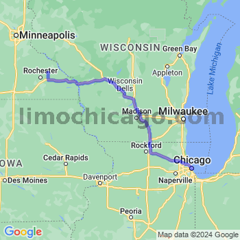 Limousine service to Chicago Loop