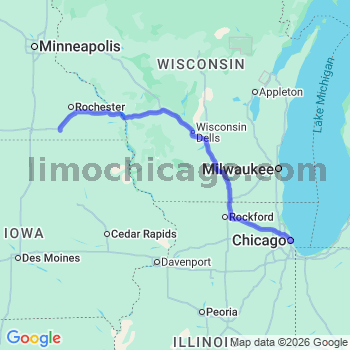 Limousine service to Chicago Loop