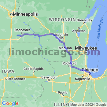 Limousine service to Chicago Loop