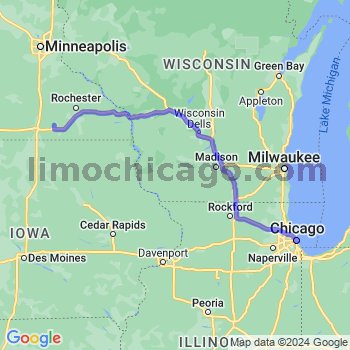Limousine service to Chicago Loop
