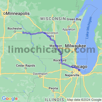 Limousine service to Chicago Loop