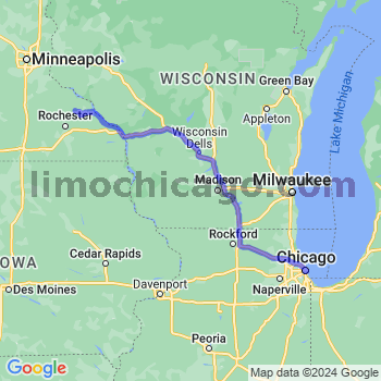 Limousine service to Chicago Loop