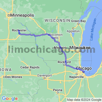 Limousine service to Chicago Loop