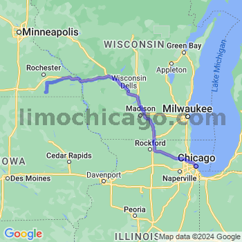 Limousine service to Chicago Loop