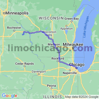 Limousine service to Chicago Loop