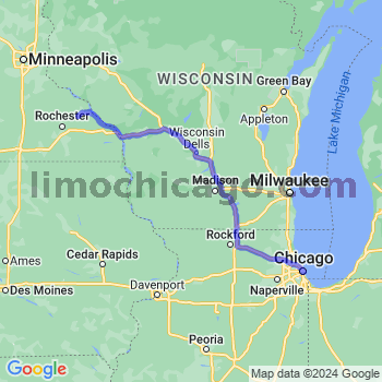 Limousine service to Chicago Loop