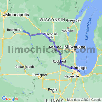 Limousine service to Chicago Loop
