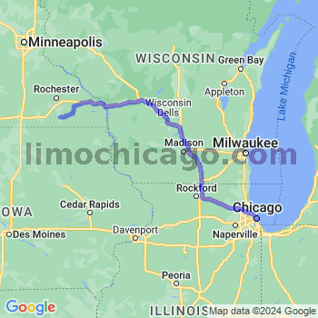 Limousine service to Chicago Loop