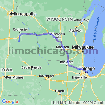 Limousine service to Chicago Loop