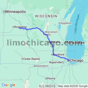 Limousine service to Chicago Loop