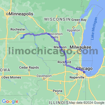 Limousine service to Chicago Loop